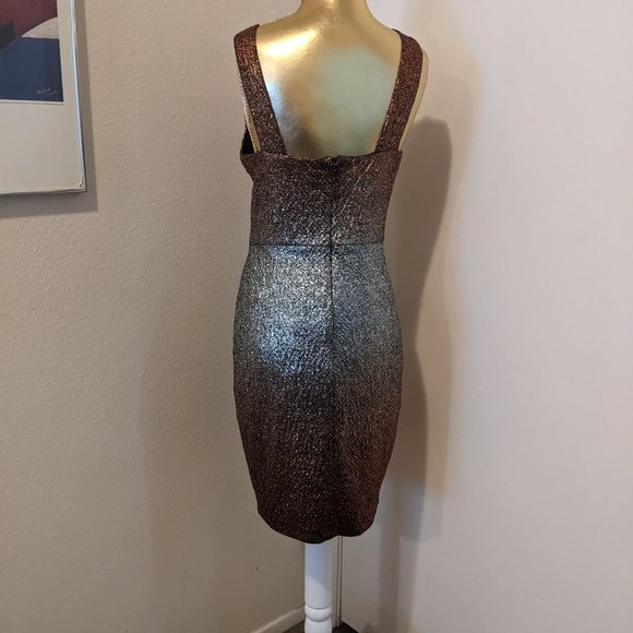 Guess copper & silver ombre dress -  size 6 - Picture 2 of 8